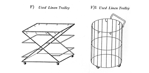 Used Linen Trolley